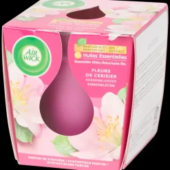 Kaarsen- Air Wick geurkaars Kersenbloesem Rood | Action NL