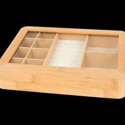 Horloges & Sieraden- Bamboe sieradendoos | Action NL