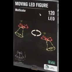 Seizoensdecoratie- Draaiend ledfiguur Kerst | Action NL