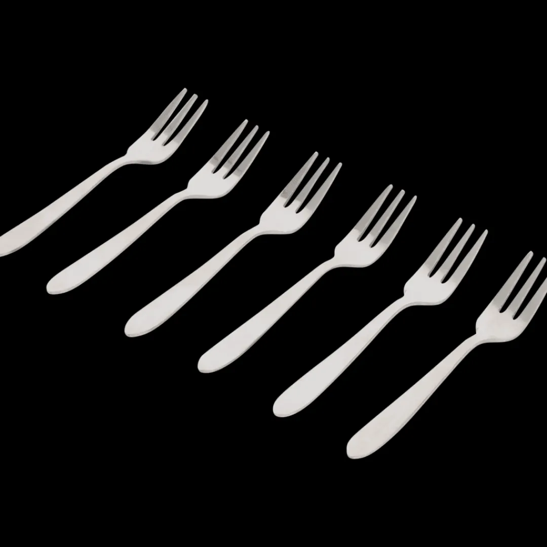 Bestek- Gebaksvorkjes Zilver 6 Stuks | Action NL