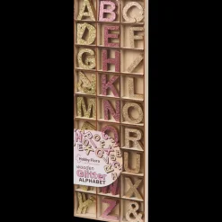 Schilderen- Hobby Flora houten glitter letters | Action NL