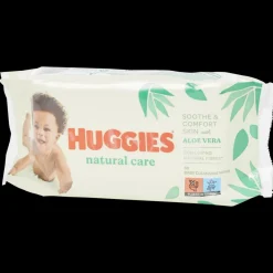 Lichaamsverzorging-Huggies Natural Care babydoekjes Fris 56 Stuks | Action NL