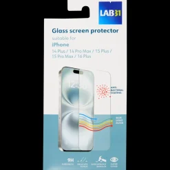 Telefoonhoesjes- Lab31 smartphone screenprotector Apple Transparant | Action NL