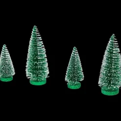 Seizoensdecoratie-Magic Village kerstboompjes | Action NL