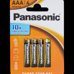 Batterijen-Panasonic batterijen AAA 4 Stuks | Action NL