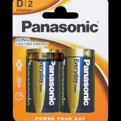 Batterijen-Panasonic batterijen D 2 Stuks | Action NL
