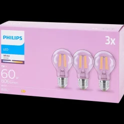 Verlichting- Philips filament-lampen 7 watt 806 lm | Action NL