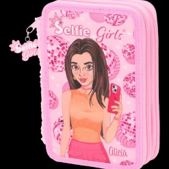Schrijfwaren- Selfie Girls gevulde etui | Action NL