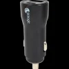 Powerbanks & Opladers-Sologic 2-poorts autolader | Action NL