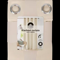 Raamdecoratie-Studio Home kant-en-klaar verduisterend gordijn Polyester | Action NL