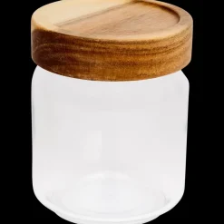 Bewaren & Meenemen- Voorraadpot met acaciadeksel 700 ml | Action NL