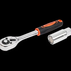 Gereedschap-Werckmann universele dopsleutel met ratel | Action NL