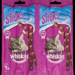 Dierenvoeding|Kat-Whiskas kattensticks zalm | Action NL